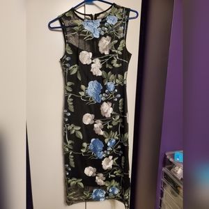Calvin Klein embroidered dress